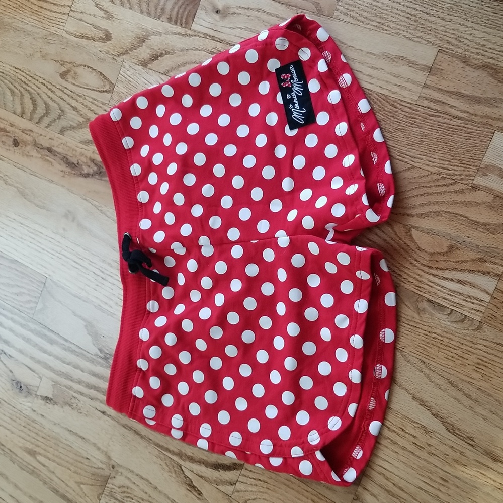 (XL) The Disney Store Disney Parks Polka Dot Authentic Minnie Mouse Shorts Youth